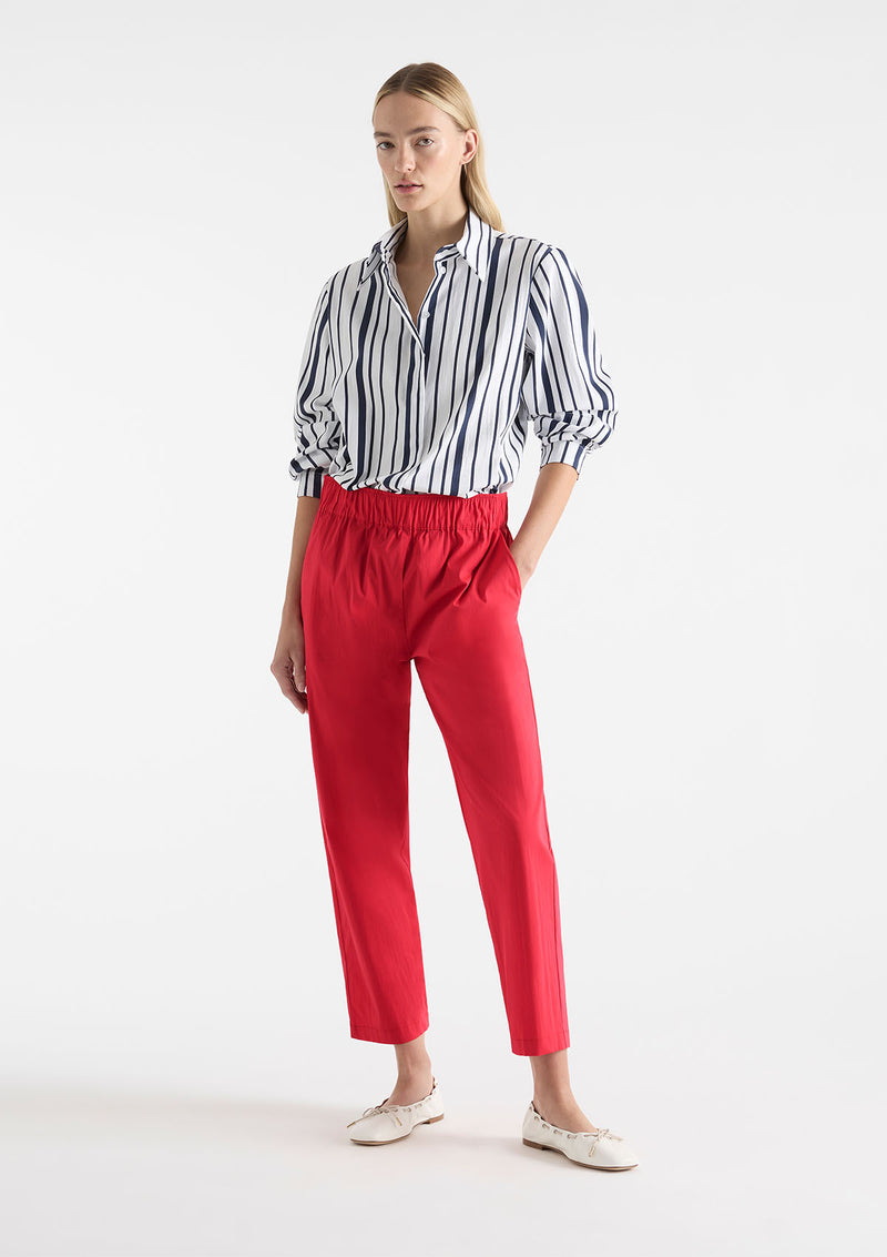 Mela Purdie Rio Stripe Popilene Dart Shirt