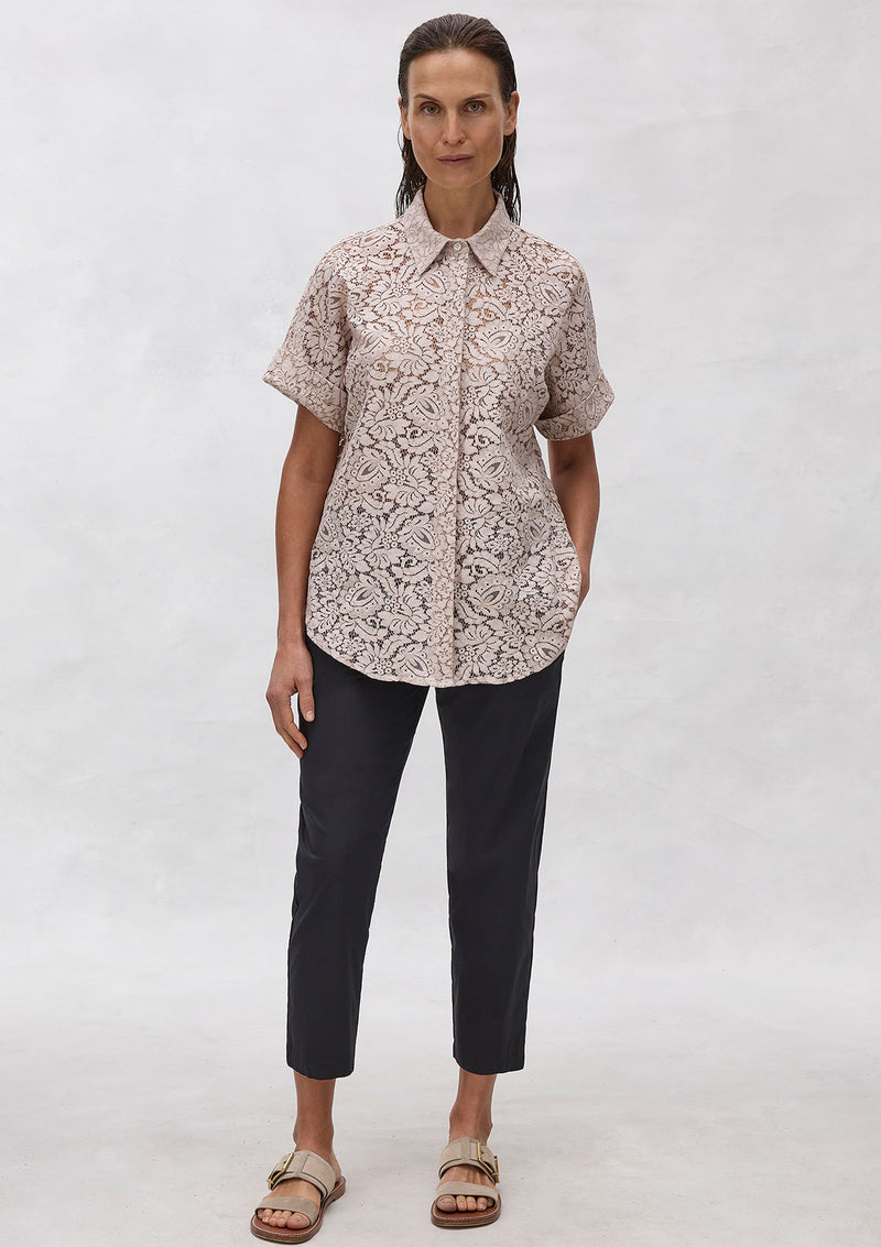 Mela Purdie Broderie Lace Shell Shirt
