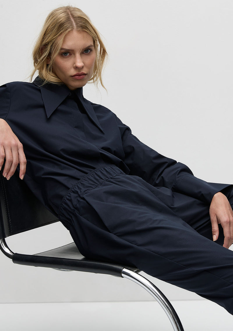 Mela Purdie Powder Weave Peak Collar shirt