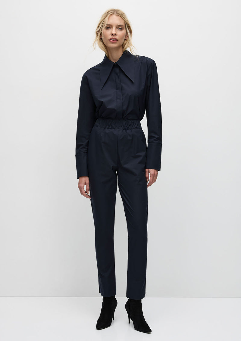 Mela Purdie Powder Weave Peak Collar shirt