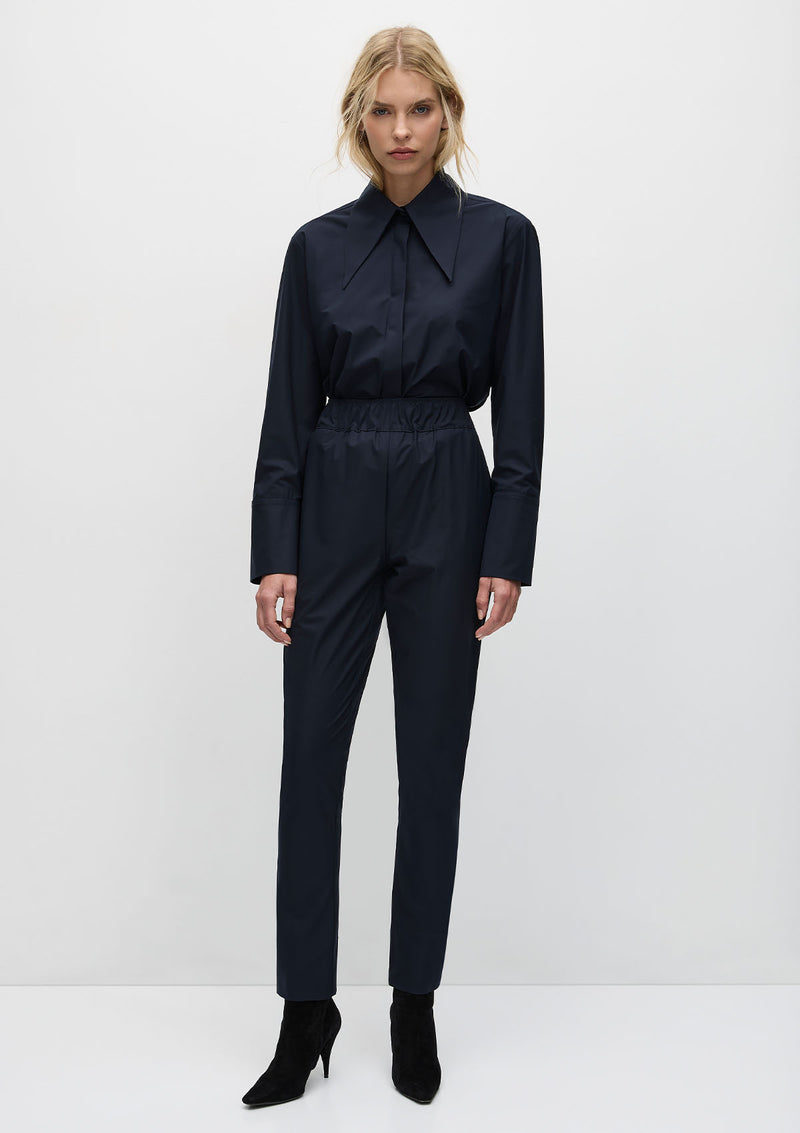 Mela Purdie Powder Weave Peak Collar shirt