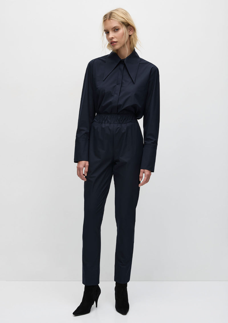 Mela Purdie Powder Weave Peak Collar shirt
