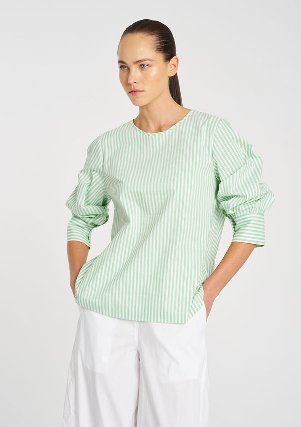 Mela Purdie Stripe Microprene Resort Top