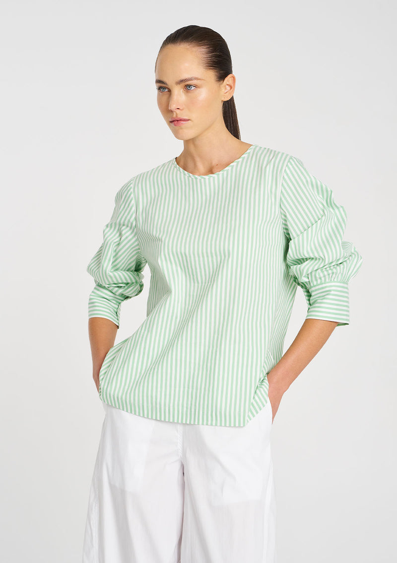 Mela Purdie Stripe Microprene Resort Top