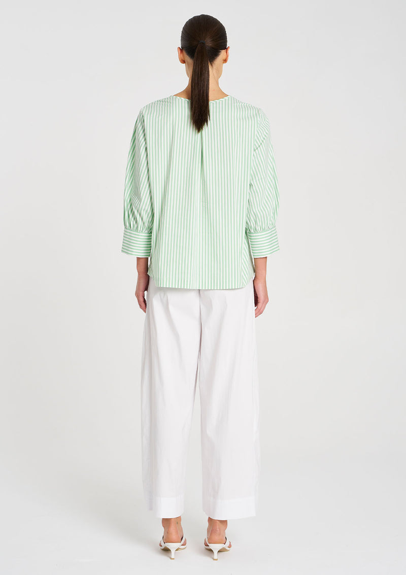 Mela Purdie Stripe Microprene Resort Top