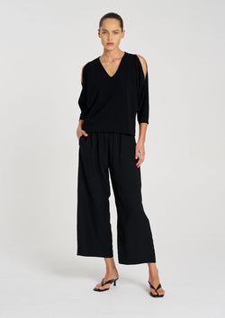 Mela Purdie Powder Knit Peephole Top