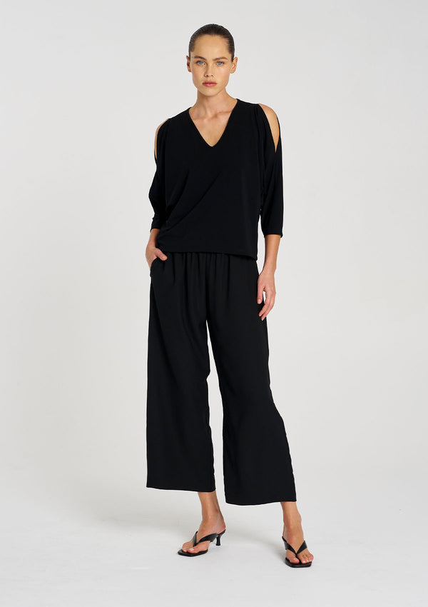 Mela Purdie Powder Knit Peephole Top