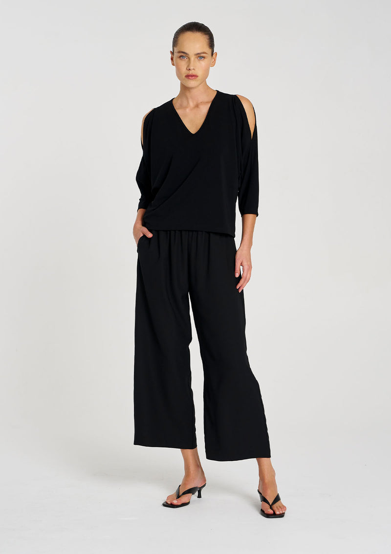 Mela Purdie Powder Knit Peephole Top