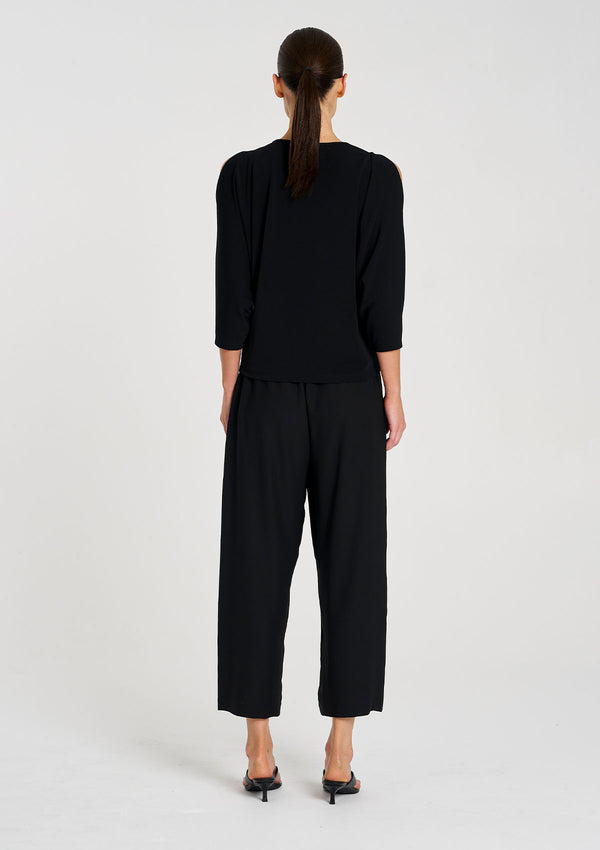 Mela Purdie Powder Knit Peephole Top