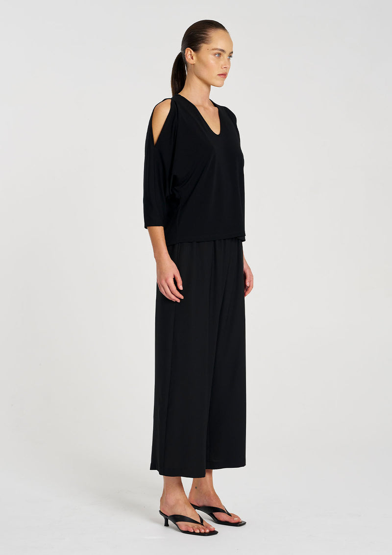 Mela Purdie Powder Knit Peephole Top