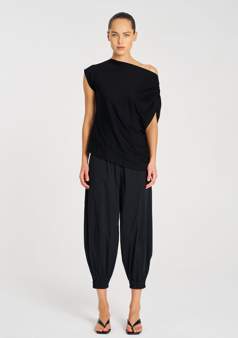 Mela Purdie Matte Jersey Drape Shell