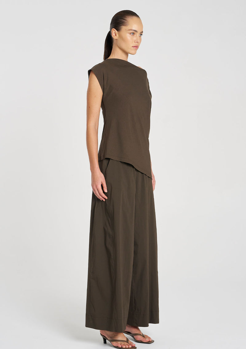 Mela Purdie Matte Jersey Drape Shell