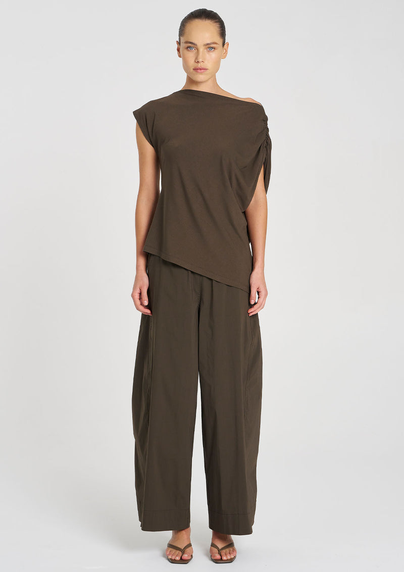 Mela Purdie Matte Jersey Drape Shell