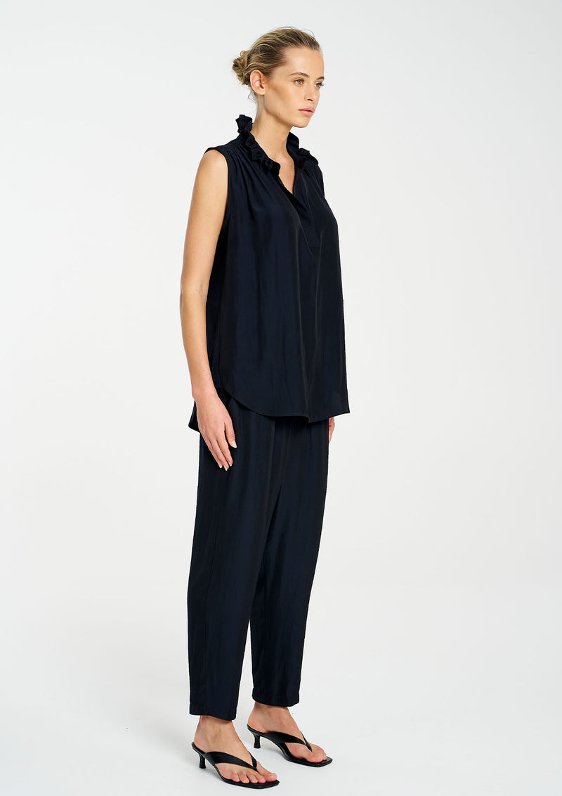 Mela Purdie Mache Frill Neck Tank