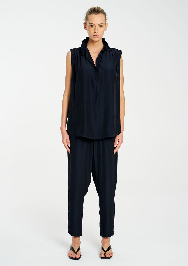 Mela Purdie Mache Frill Neck Tank