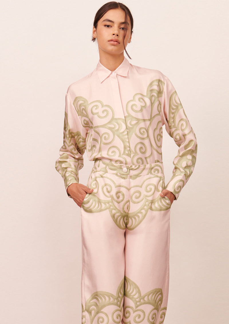 Apartment Clothing Coralie Silk Oversized Shirt