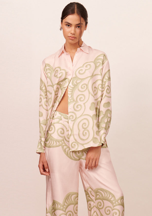 Apartment Clothing Coralie Silk Oversized Shirt