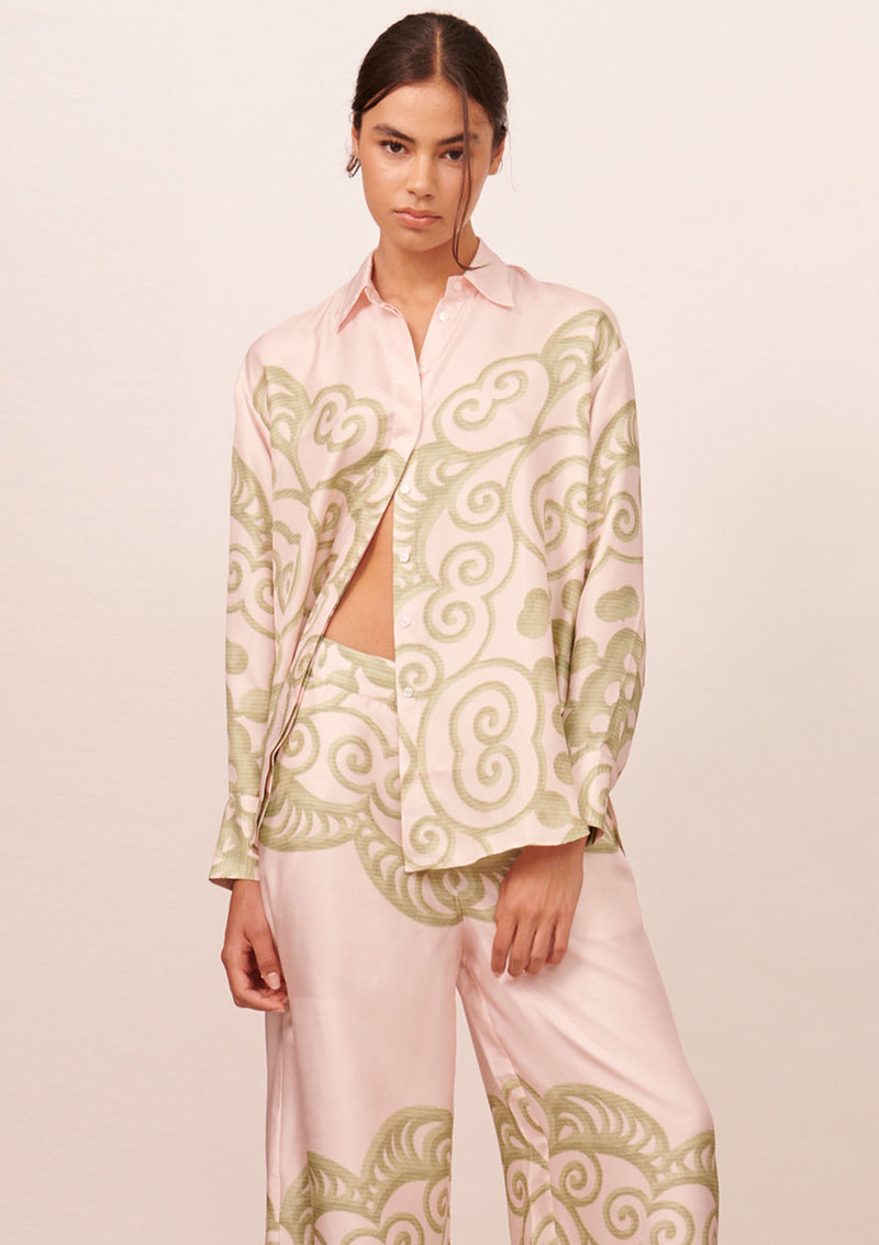 Apartment Clothing Coralie Silk Oversized Shirt