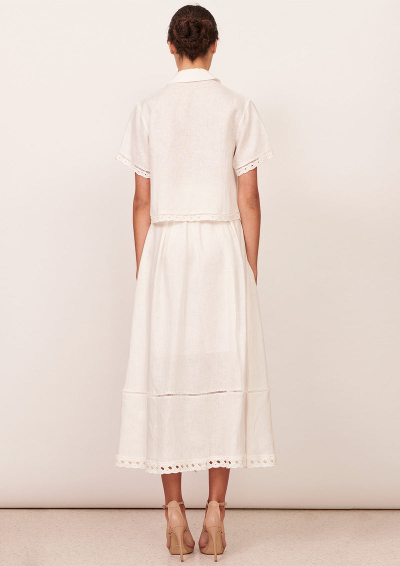 Apartment Clothing Elodie Linen Skirt