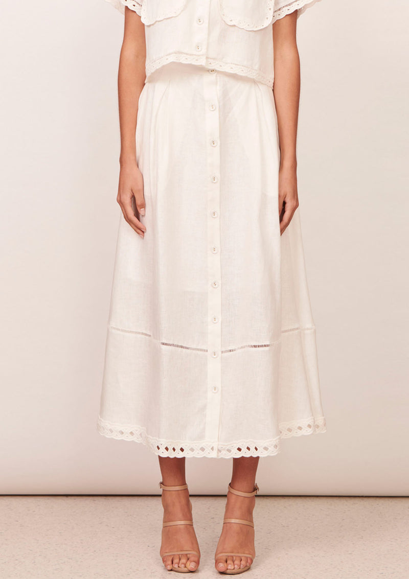 Apartment Clothing Elodie Linen Skirt