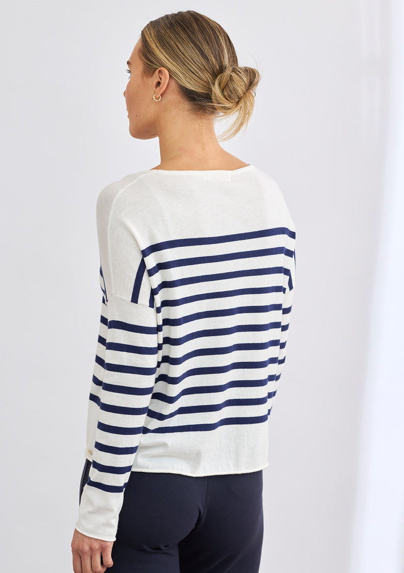 Mia Fratino Como Stripe Crew