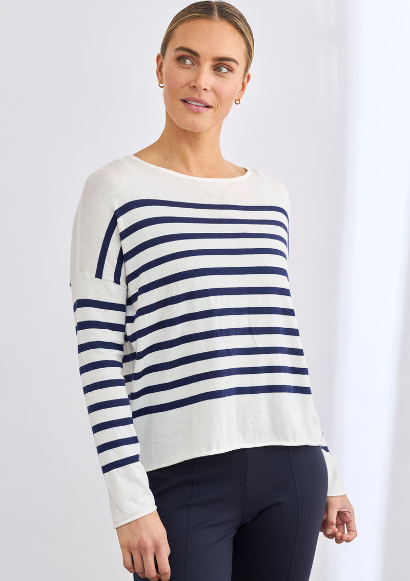 Mia Fratino Como Stripe Crew