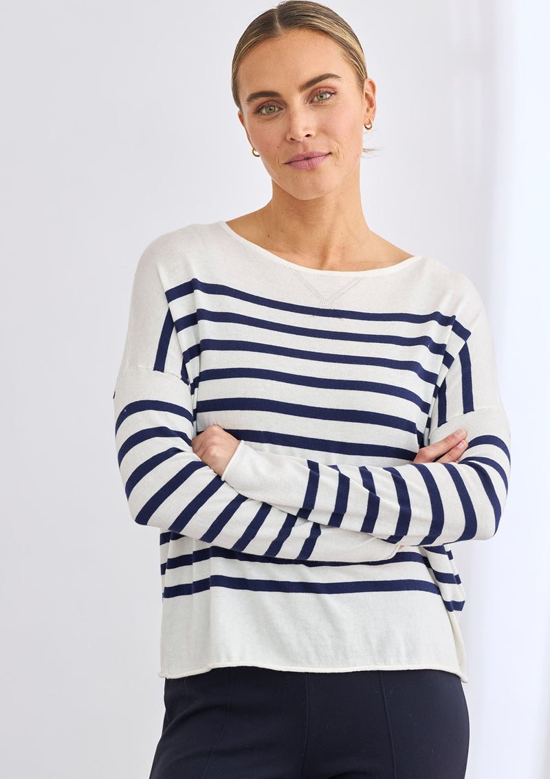 Mia Fratino Como Stripe Crew