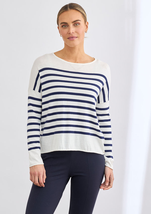 Mia Fratino Como Stripe Crew