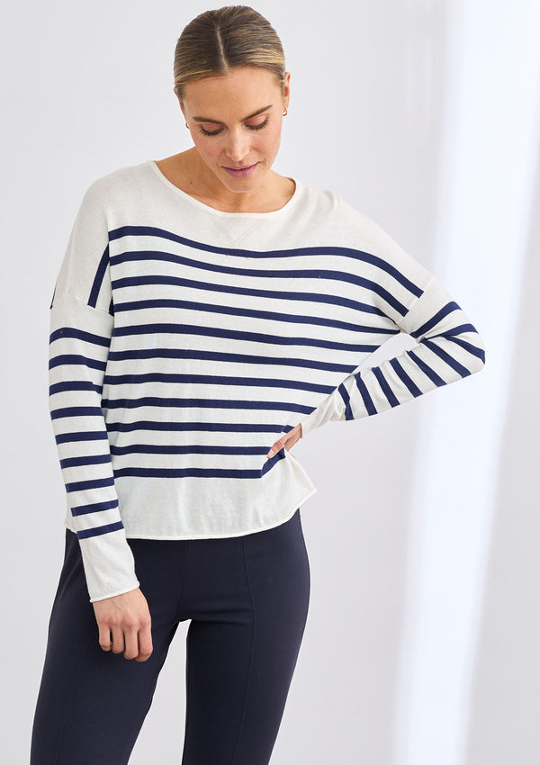 Mia Fratino Como Stripe Crew