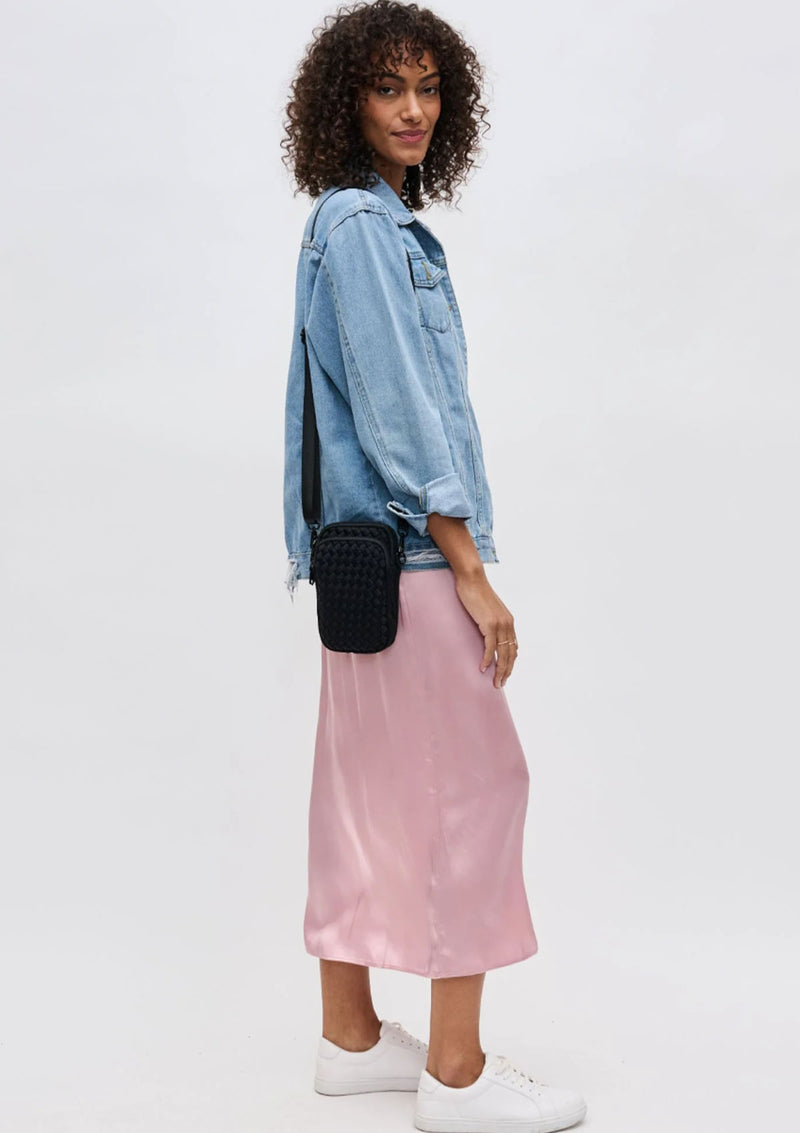 Sol & Solene Divide & Conquer Woven Cross Body Bag