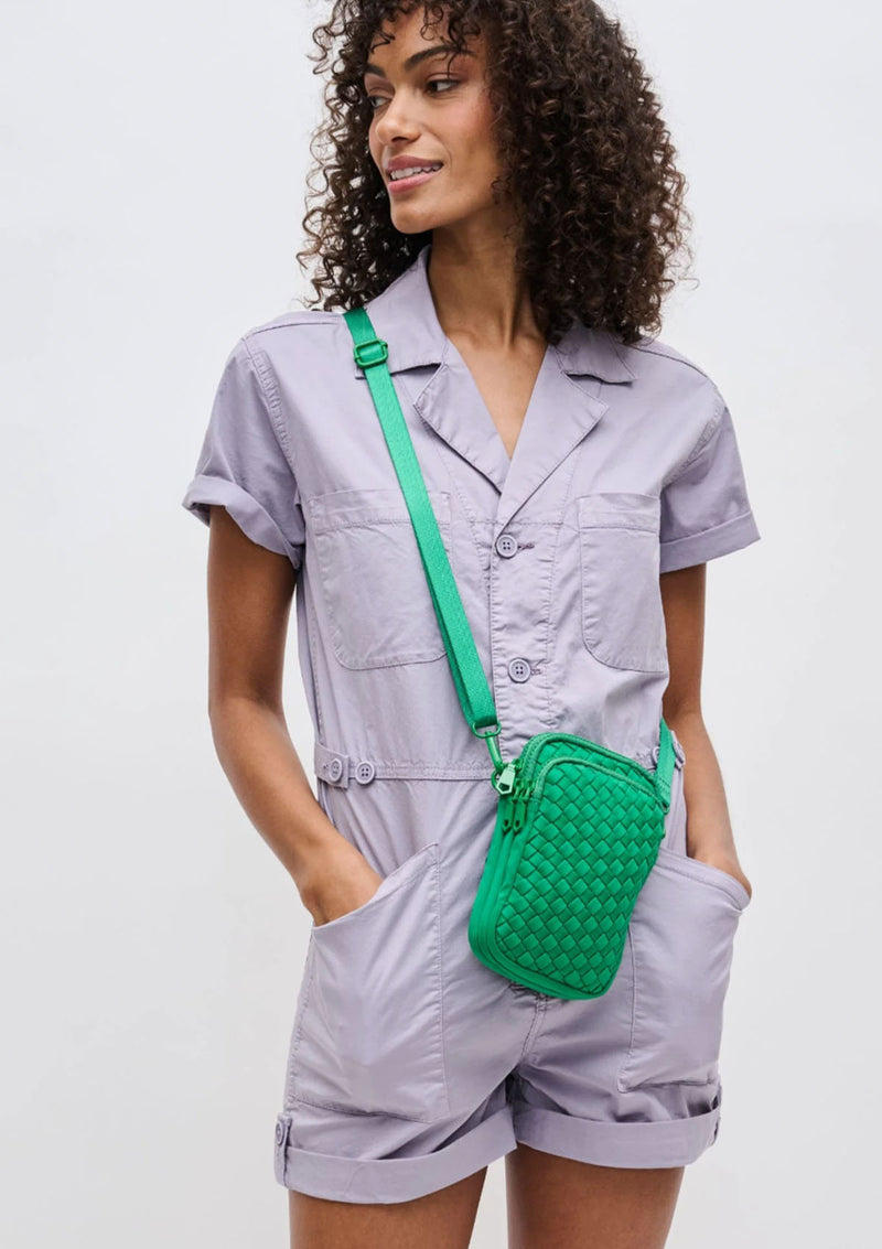 Sol & Solene Divide & Conquer Woven Cross Body Bag