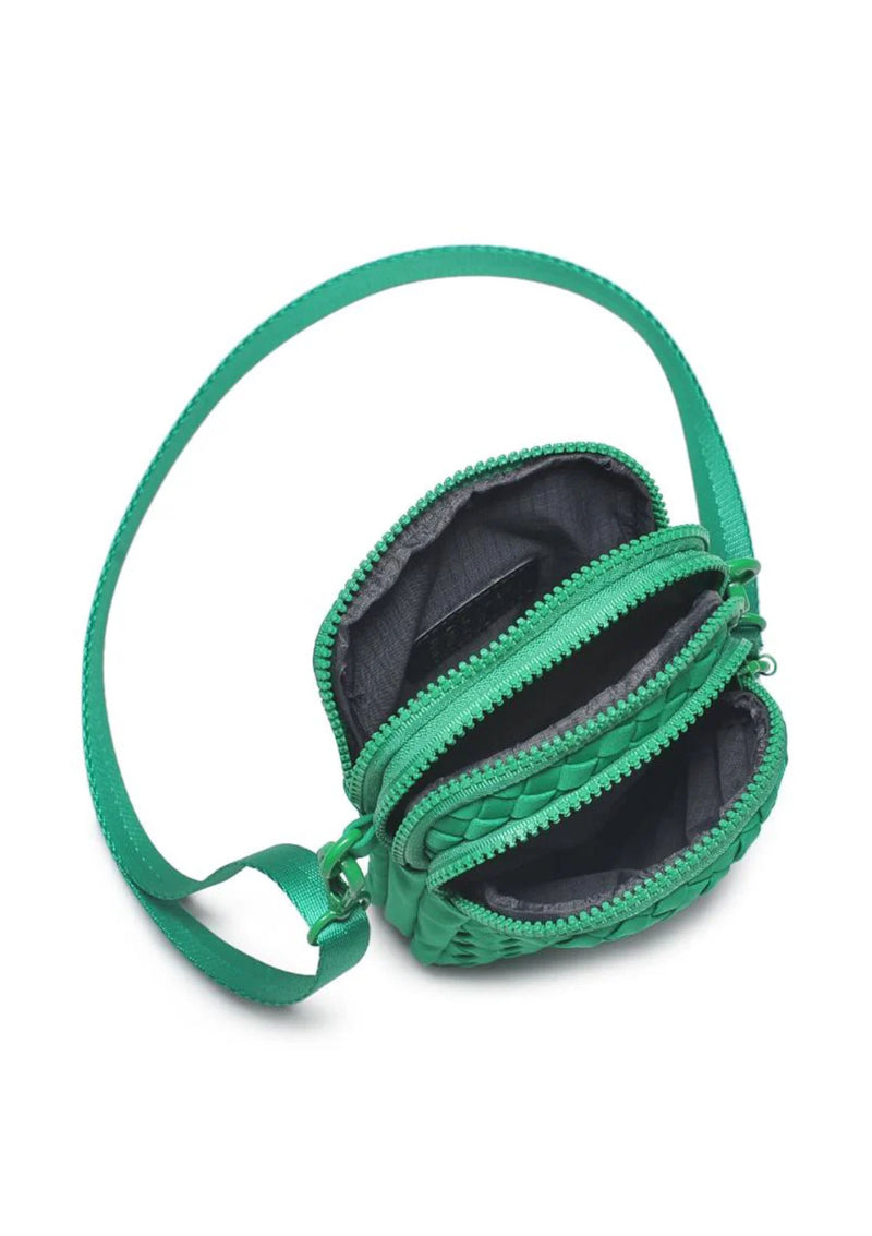 Sol & Solene Divide & Conquer Woven Cross Body Bag