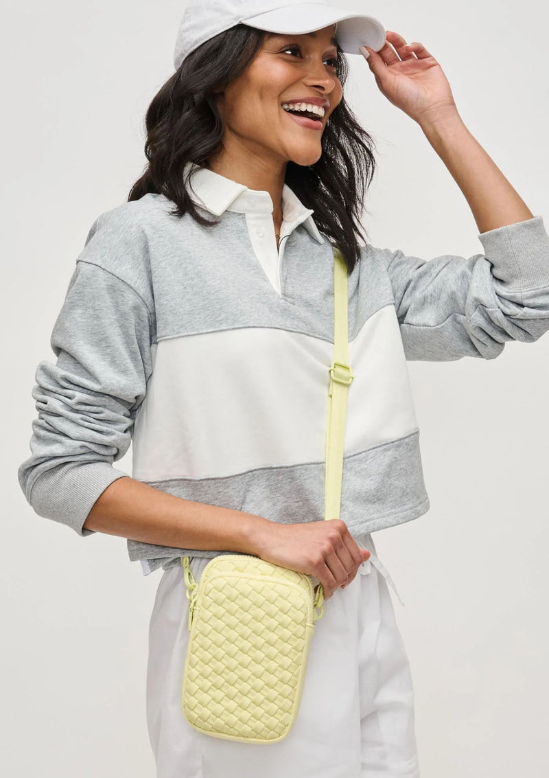 Sol & Solene Divide & Conquer Woven Cross Body Bag