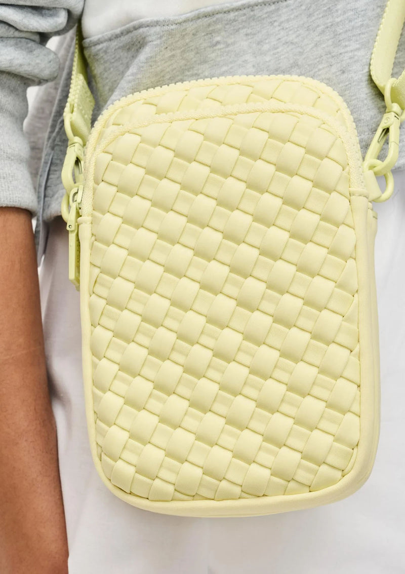 Sol & Solene Divide & Conquer Woven Cross Body Bag