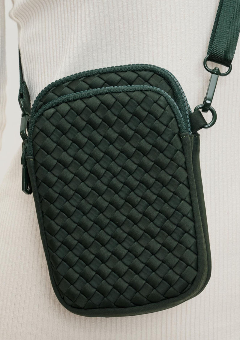 Sol & Solene Divide & Conquer Woven Cross Body Bag