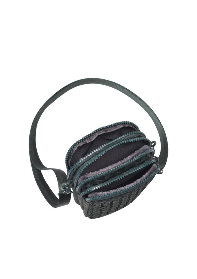 Sol & Solene Divide & Conquer Woven Cross Body Bag