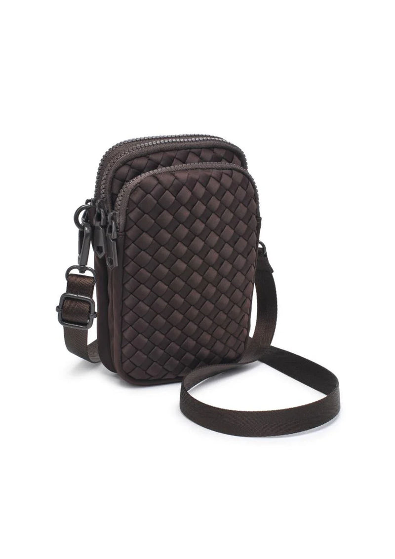 Sol & Solene Divide & Conquer Woven Cross Body Bag