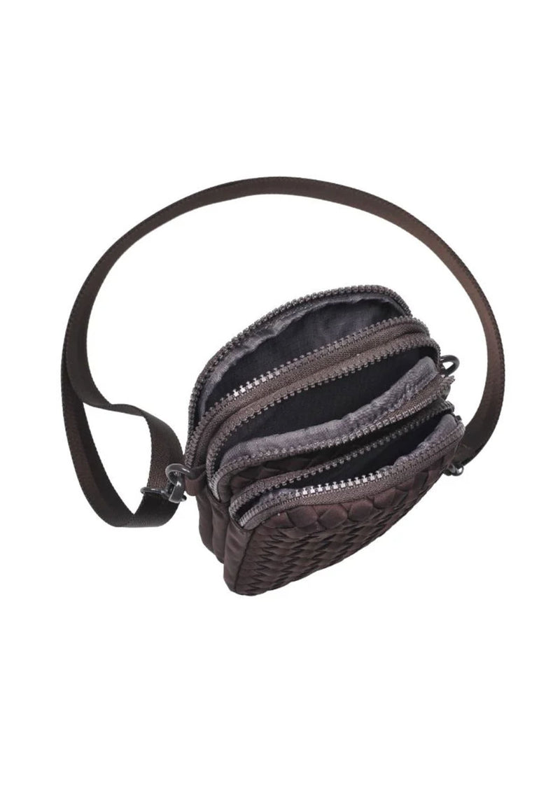 Sol & Solene Divide & Conquer Woven Cross Body Bag