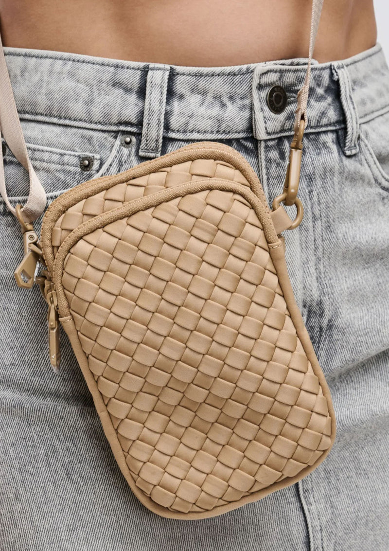 Sol & Solene Divide & Conquer Woven Cross Body Bag