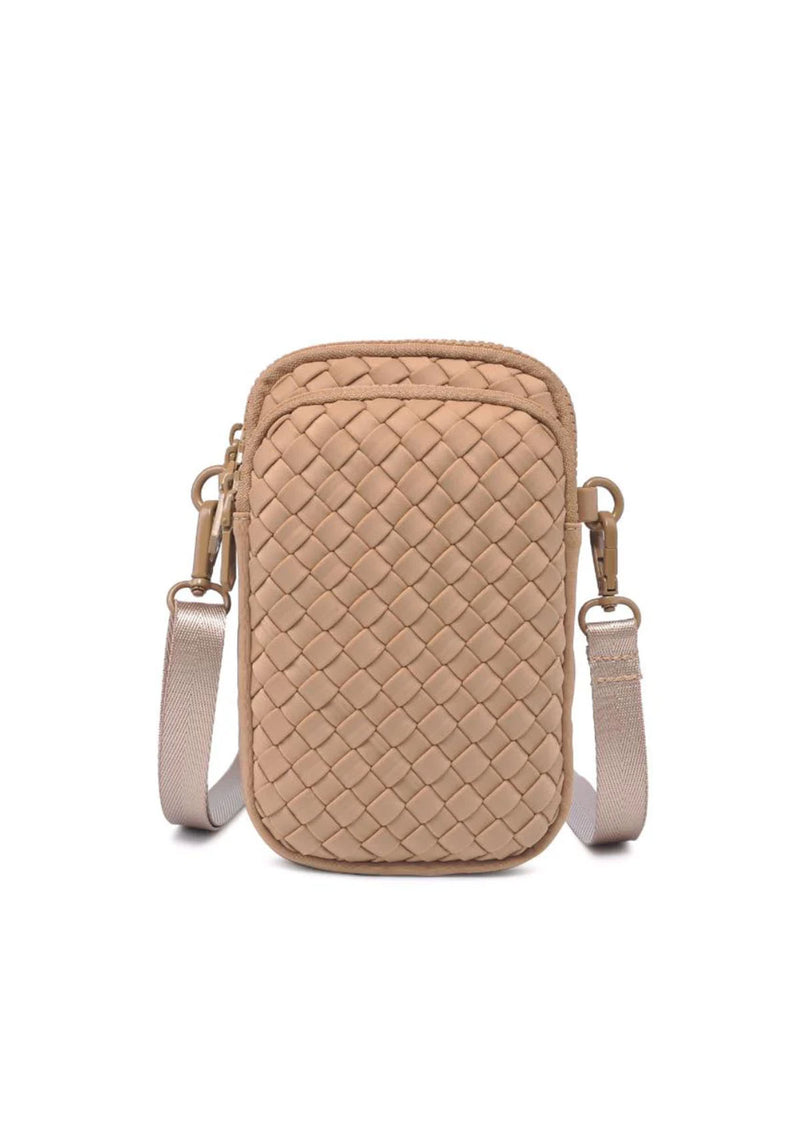 Sol & Solene Divide & Conquer Woven Cross Body Bag