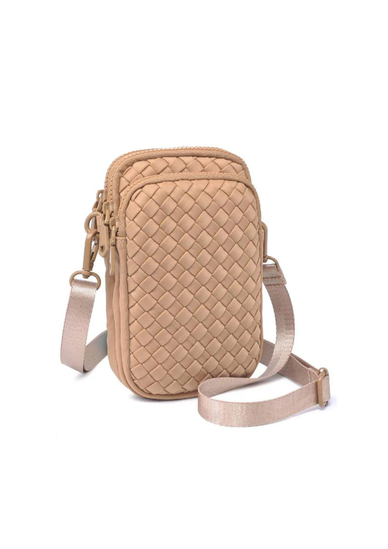 Sol & Solene Divide & Conquer Woven Cross Body Bag