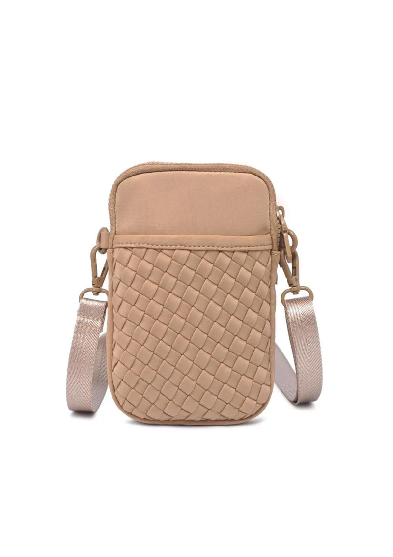 Sol & Solene Divide & Conquer Woven Cross Body Bag