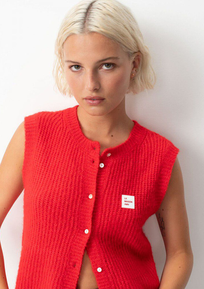 American Vintage East Sleeveless Cardigan