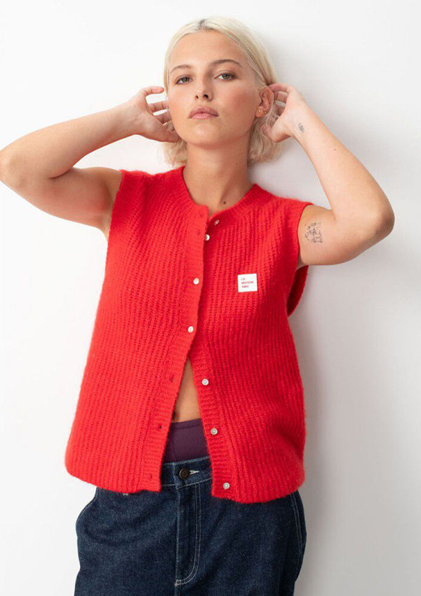 American Vintage East Sleeveless Cardigan