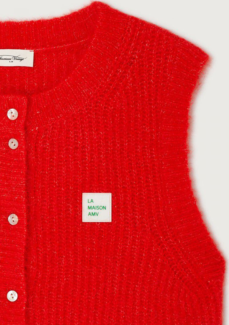 American Vintage East Sleeveless Cardigan
