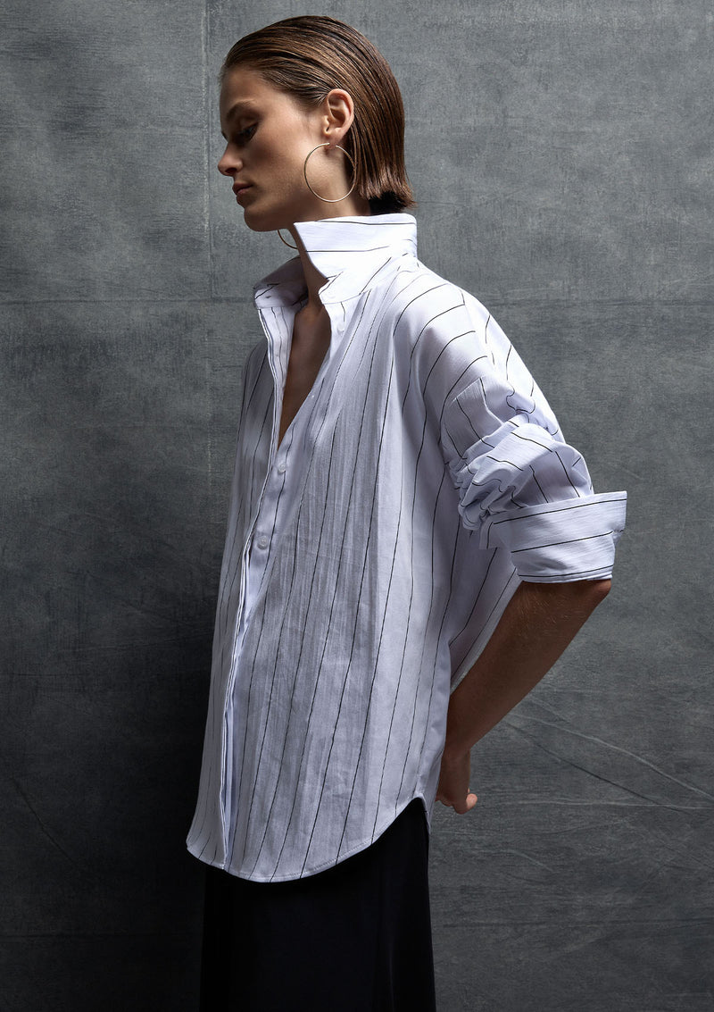 Mela Purdie Pin Popilene Relaxed Mid Shirt