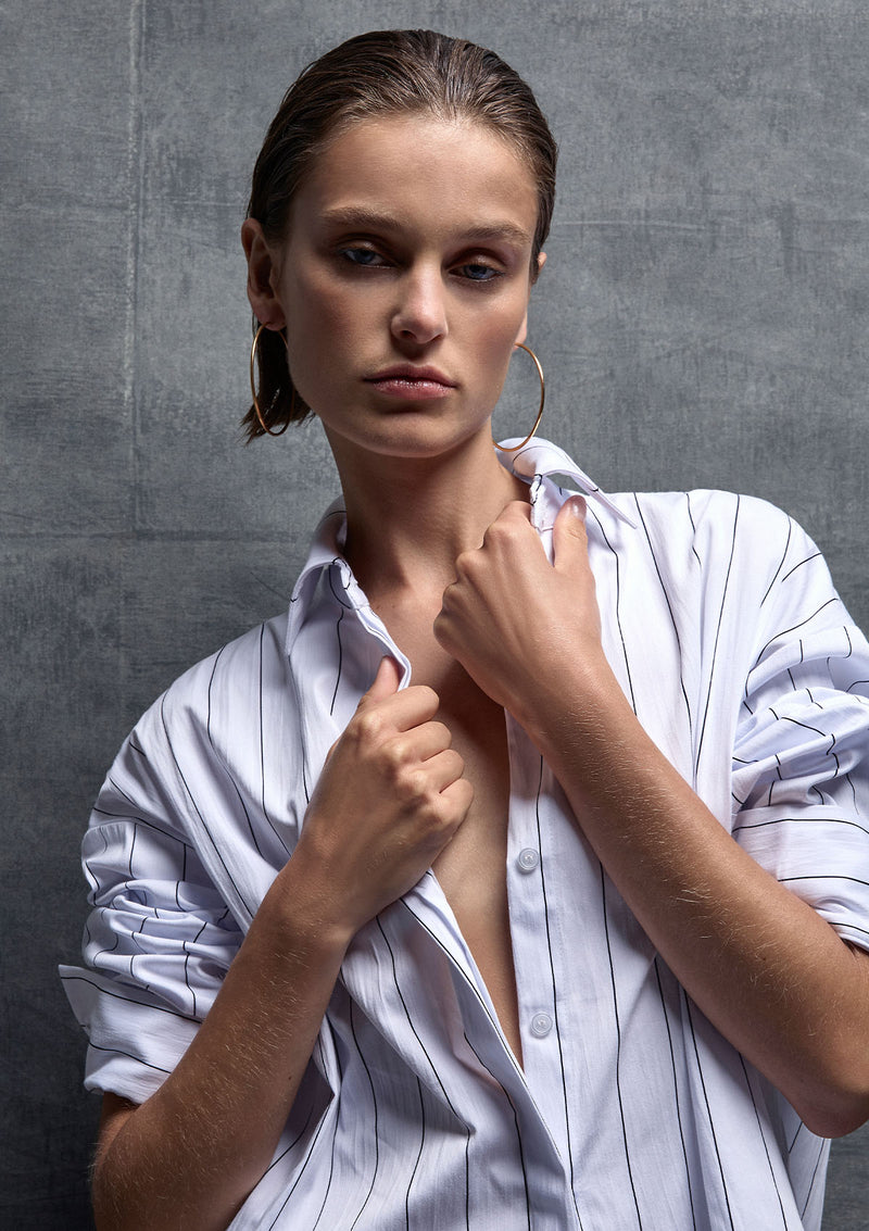 Mela Purdie Pin Popilene Relaxed Mid Shirt