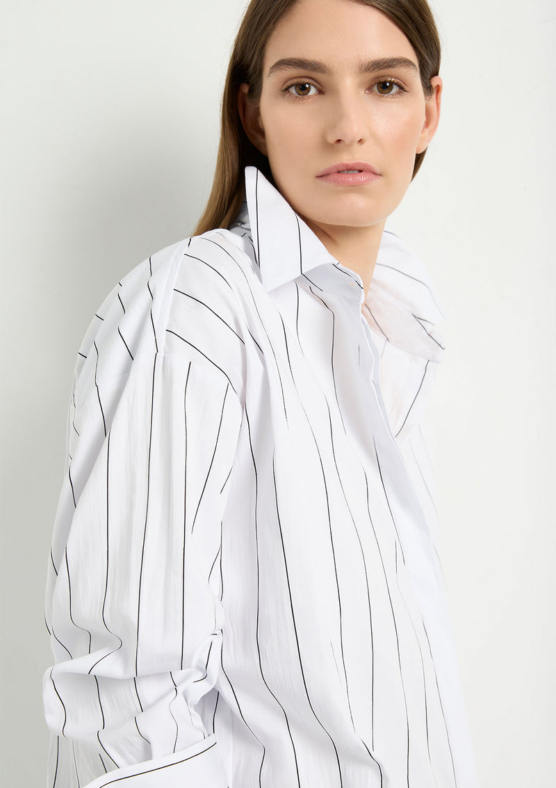 Mela Purdie Pin Popilene Relaxed Mid Shirt