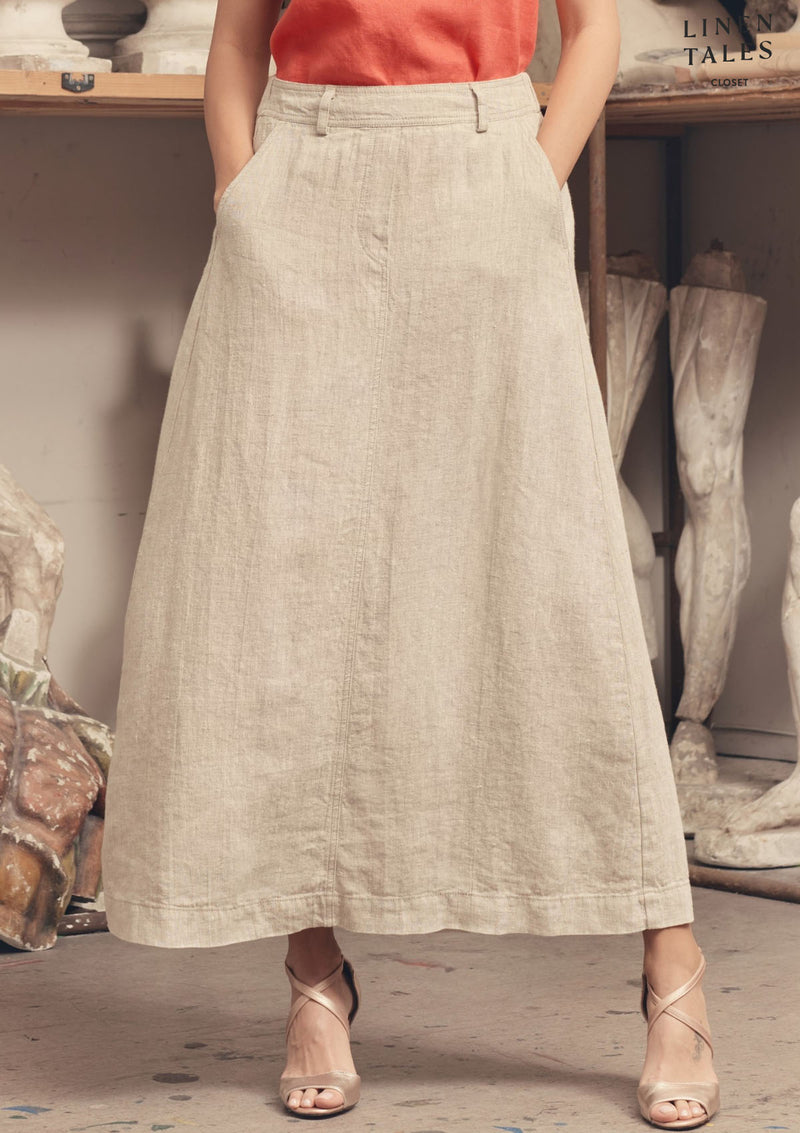 Linen Tales Gardenia Skirt