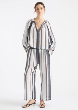 Mela Purdie Gradient Stripe Silk Pace Pant